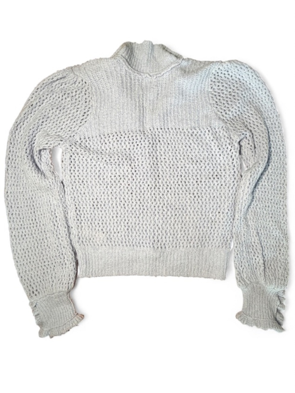 NWT Free People Care Snowdrift Pullover Peri Ice Boucle Sweater S - Picture 6 of 8